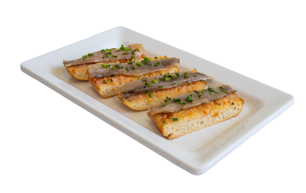 tosta sardina ahumada